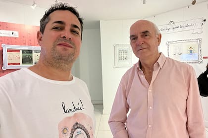 Gonzalo y Raúl Colombres, nieto e hijo de Landrú