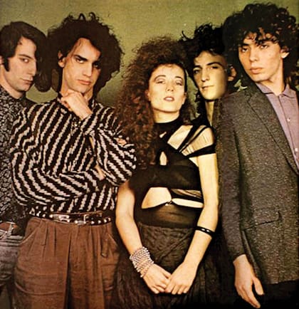 Gonzo Palacios, Coleman, Celsa, Fernando Samalea y Christian Basso, la formación de Fricción en 1986