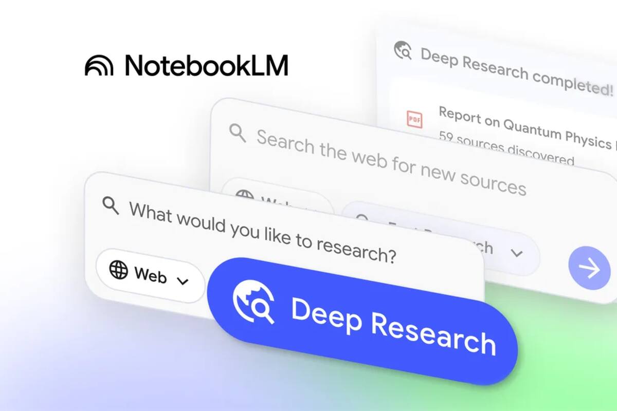 Google actualiza NotebookLM con las funciones de Deep Research y agrega compatibilidad con más tipos de archivos
