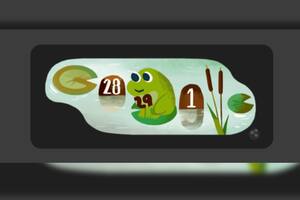 Google cambió su logo para celebrar el día bisiesto (Captura pantalla)