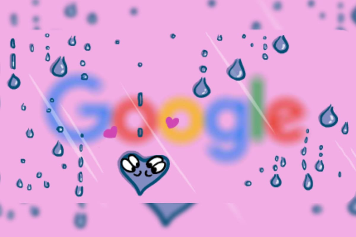 Google celebra el Día de los enamorados con un especial doogle (Captura Google)