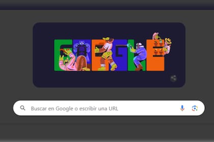 Google celebró la especial fecha con el cambio en su logo (Captura pantalla)