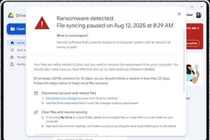 Google Drive ahora puede detectar ransomware escondido en tus archivos