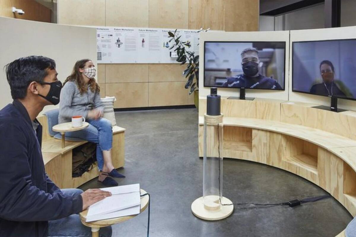 Google está probando en su sede de California nuevos espacios de trabajo