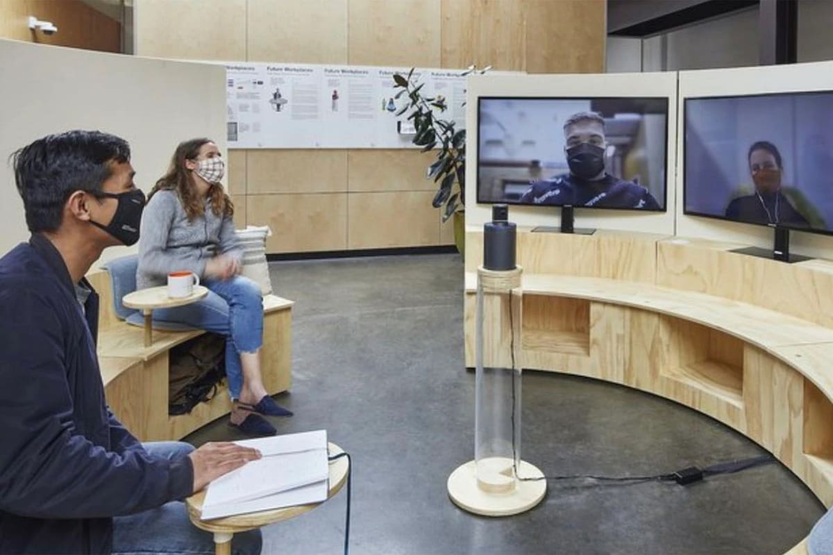 Google está probando en su sede de California nuevos espacios de trabajo