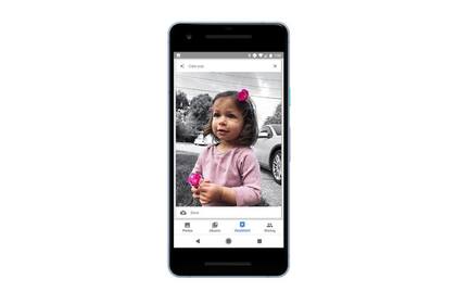 Google Fotos permitirá tener una foto con una persona en color y el fondo en blanco y negro