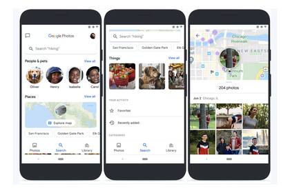 Google Fotos se renueva con una vista cartográfica que geolocaliza los registros en un mapa, junto a una sección Memorias que muestra las fotos favoritas al estilo Stories de Instagram
