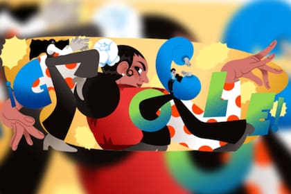 Google homenajeó a Carmen Amaya (Captura Google)