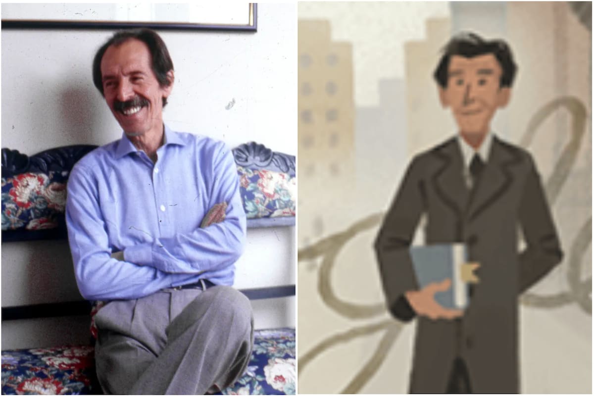 Google homenajeó al escritor peruano Julio Ramón Ribeyro (Foto: SERGIO URDAY/EL COMERCIO Peru- Captura de video)