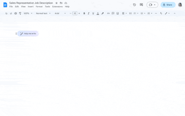 Google integrará una herramienta para generar el texto de un mail o de una búsqueda de trabajo, por ejemplo, a partir de una frase