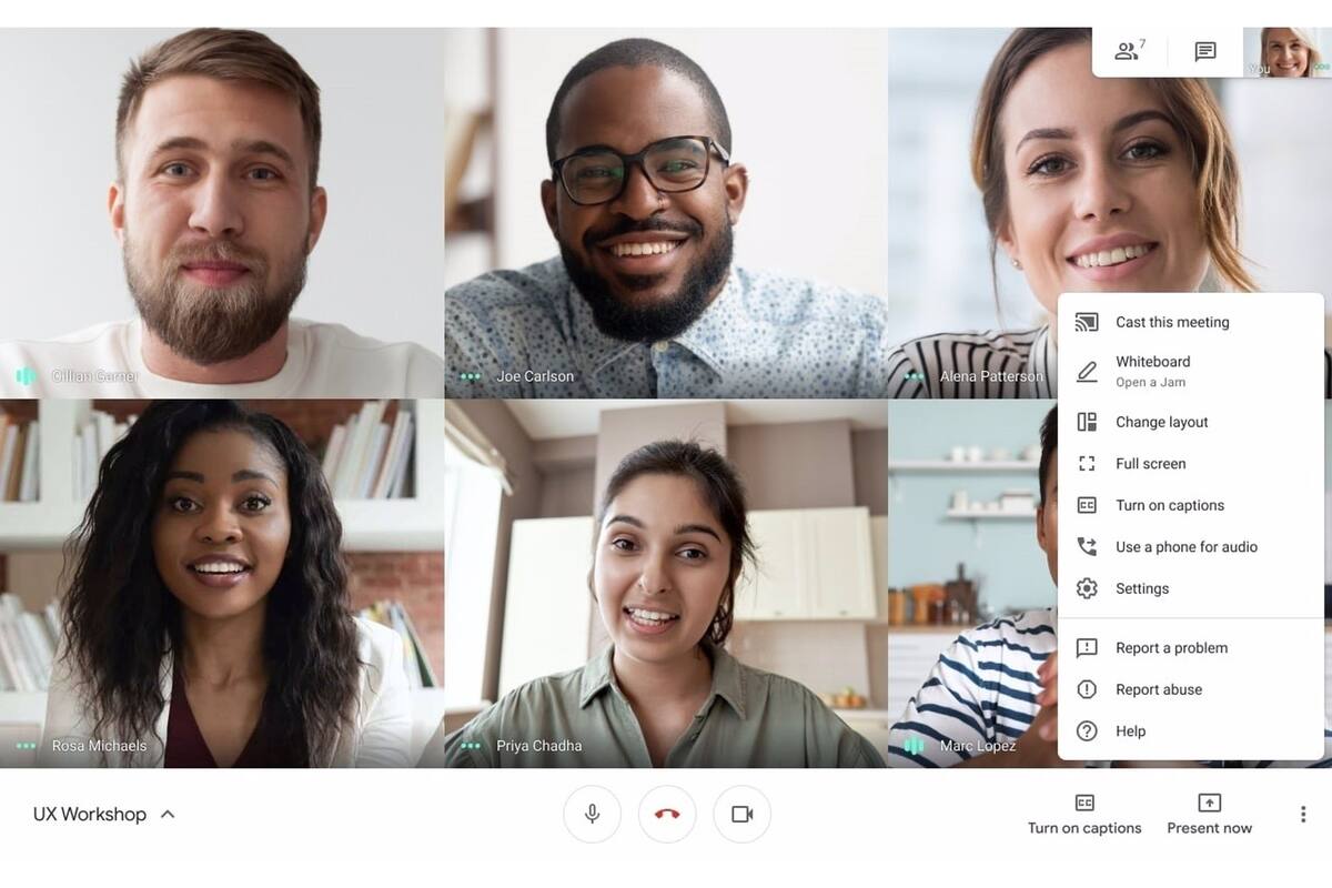 Google Meet ya tenía cancelación de ruido de fondo para la versión de escritorio, y ahora llega a las versiones móviles