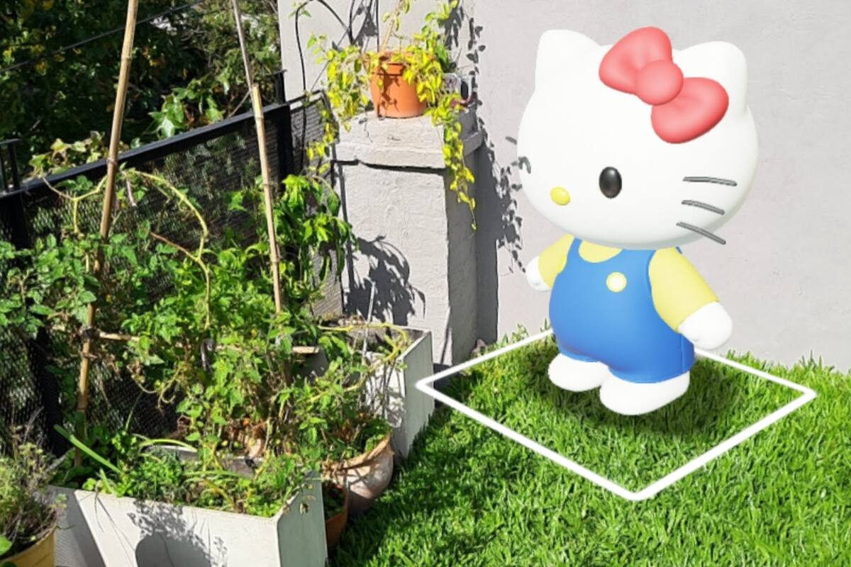 Google permite mostrar a Hello Kitty, Pac-Man, Evangelion y otros personajes clásicos del animé japonés en tu mismo ambiente gracias a la realidad aumentada