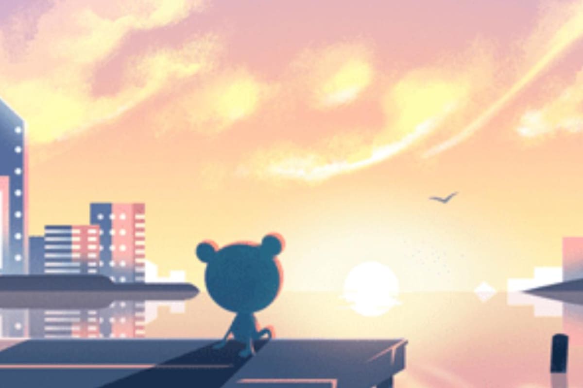 Google recibió el 2020 con un doodle