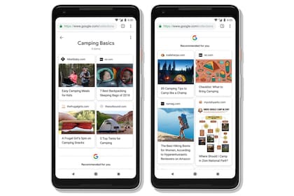 Google sugerirá colecciones de sitios temáticos, al estilo Pinterest