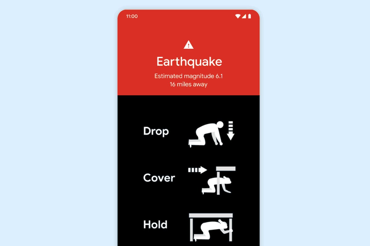 Google utilizará los sensores presentes en los teléfonos Android para desarrollar una función que le permita detectar movimientos sísmicos y realizar alertas preventivas de terremoto