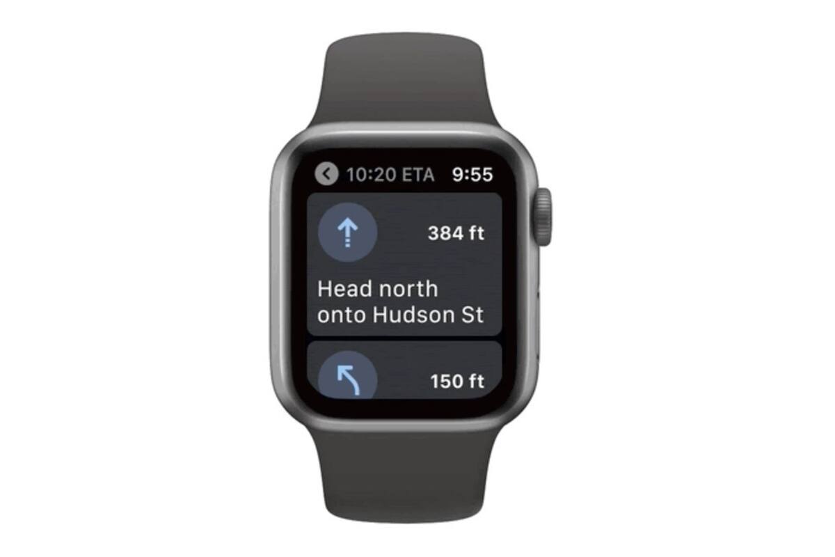 Google vuelve a lanzar una versión renovada de su servicio de cartografía digital Maps para los relojes inteligentes Apple Watch, con funciones de navegación en auto, a pie, bicicleta o transporte público