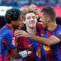 Barcelona es una máquina de ganar y Flick iguala el récord de Tata Martino en el comienzo de la Liga de España