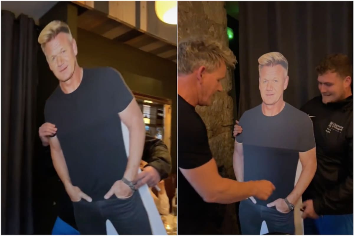 Gordon Ramsay fue sorprendido con un incómodo detalle en un restaurante de Glasgow