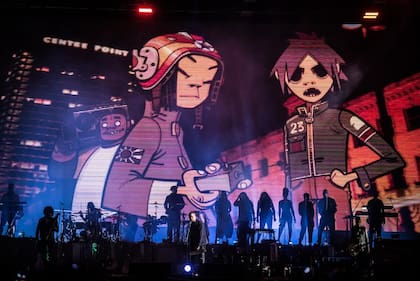 Gorillaz en Tecnópolis durante el Festival BUE
