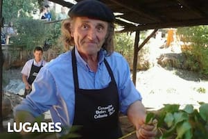 Goye, un pionero del curanto en Bariloche.