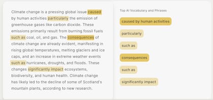 GPTZero es otra herramienta que permite identificar términos, párrafos y textos generados por IA