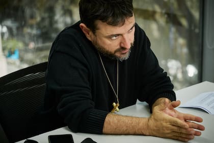 Grabois, en el anexo del Congreso