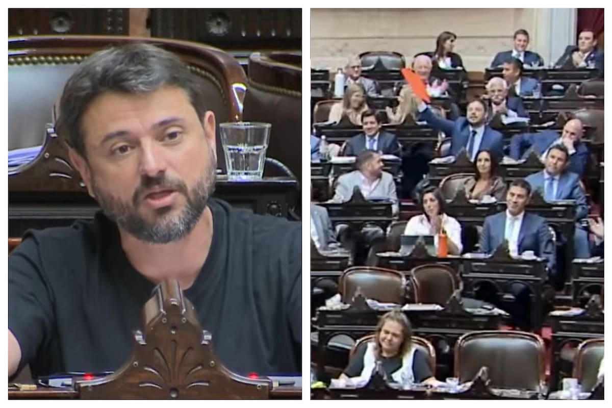 Grabois se cruzó con un diputado de La Libertad Avanza en la sesión.