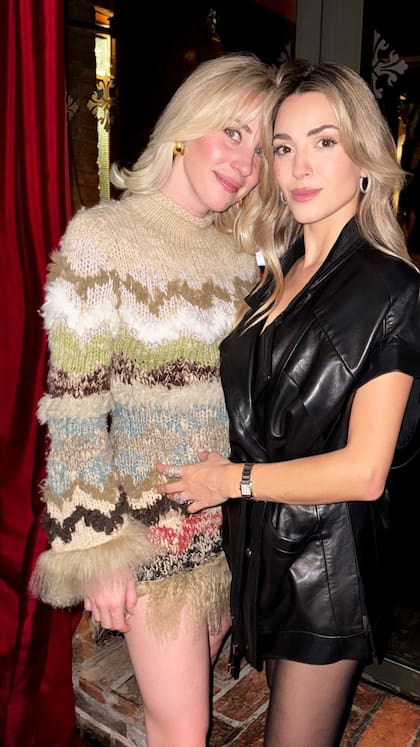 Grace Faena y su íntima amiga Cristina Invernizzi Belfort.