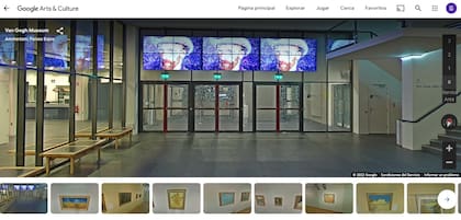 Gracias a la tecnología Street View es posible viajar hasta el Museo Van Gogh, en Ámsterdam