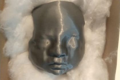 Gracias a un proyecto creado con una impresora 3D en base a una ecografía, Daniel Iturria y Silvina Ibarra, padres no videntes, pudieron conocer el rostro de su beba