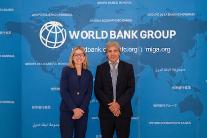 "Gracias al Banco Mundial y a su presidente Ajay Banga!" (X, Luis Caputo)