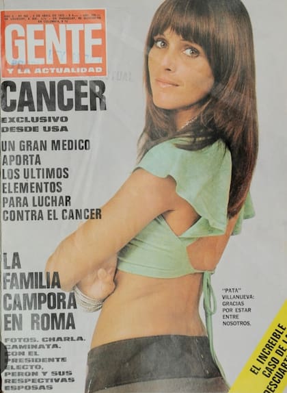 "Gracias por estar": Pata Villanueva, en la tapa de Gente