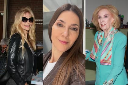 Graciela Alfano, Cristina Pérez y Mirtha Legrand