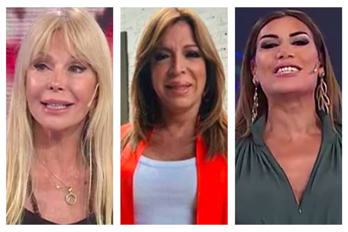 Graciela Alfano, Lizy Tagliani y Flor de la V