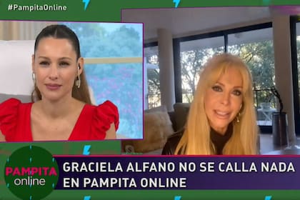 Graciela Alfano no pudo contener la emoción cuando habló con Pampita de su hija Blanca, fallecida en 2012