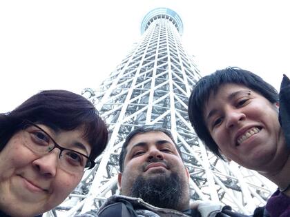 Graciela Escobar, Javier Heredia y Eiko Sakakibara: los socios de Aokuma
