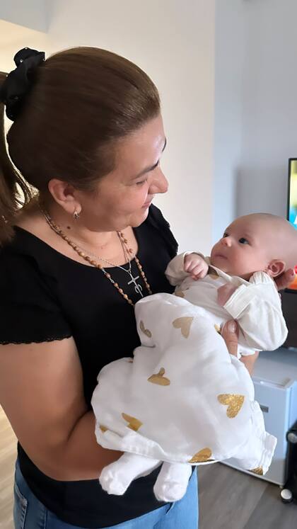 Graciela Sosa conoció a Sarah, la hija de Fernando Burlando y Bárbara Franco