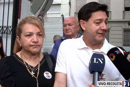 Graciela y Silvino Báez Sosa, los padres de Fernando