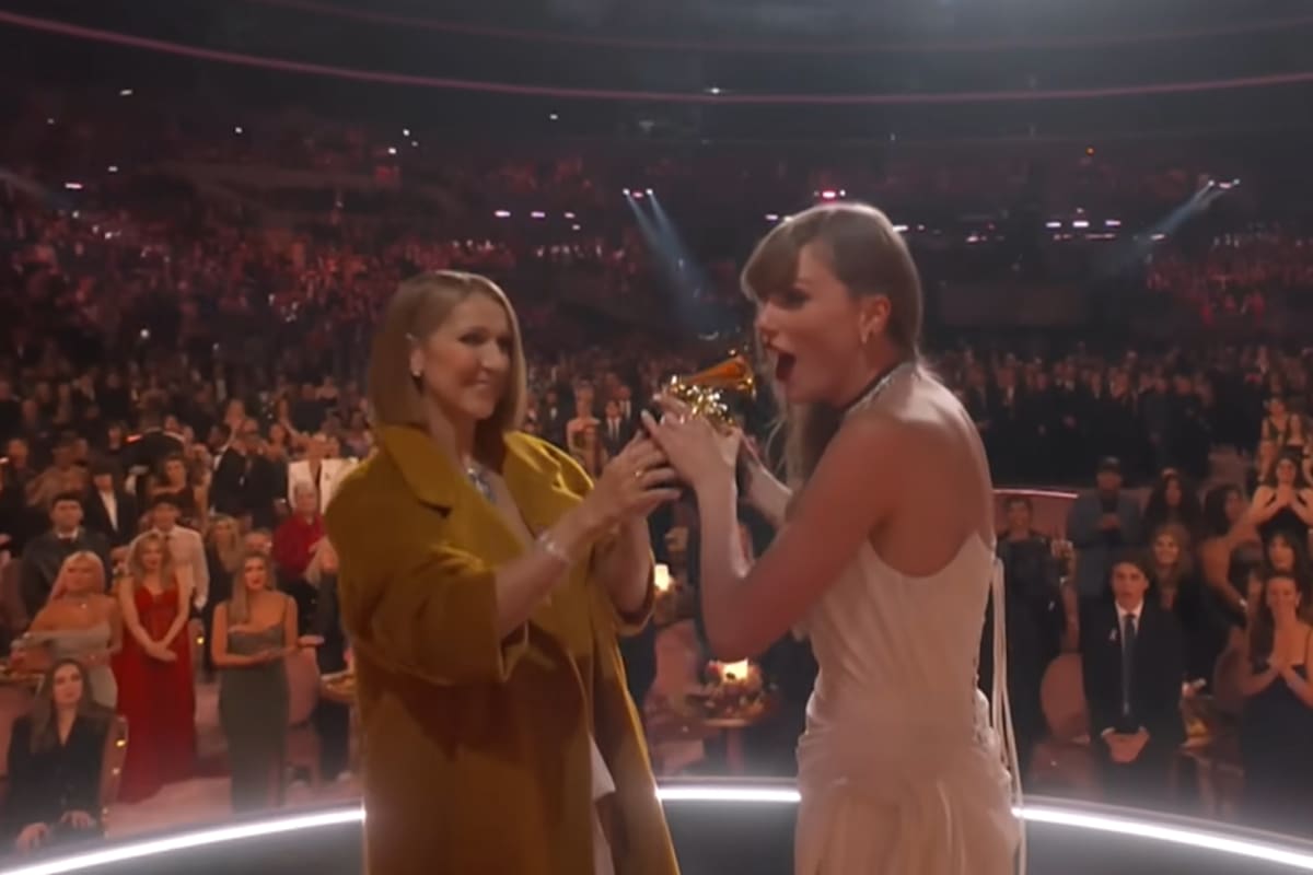 Grammy 2024: qué pasó entre Taylor Swift y Celine Dion luego de que la gran ganadora de la noche “ignorara” a su colega sobre el escenario