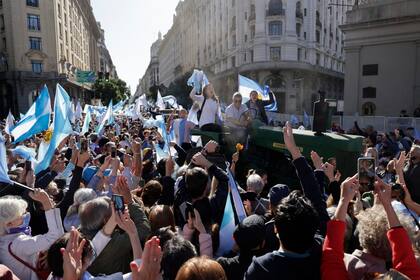 Gran cantidad de gente se sumó a la marcha del campo