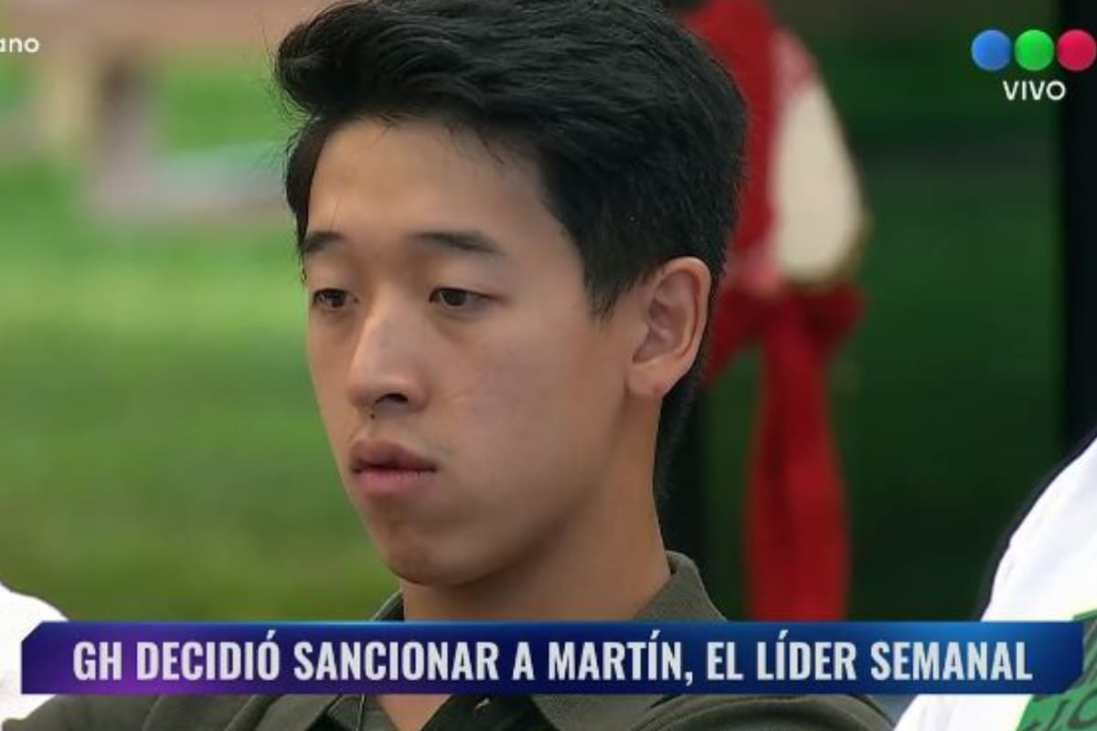 Gran Hermano advirtió a Martín Ku, no le hizo caso y fue castigado con una dura sanción