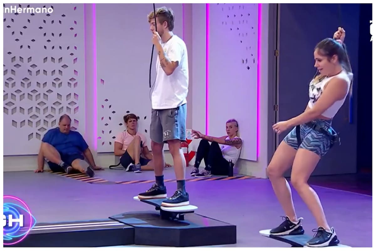 Gran Hermano: la prueba del líder de la semana fue un desafío de equilibrio