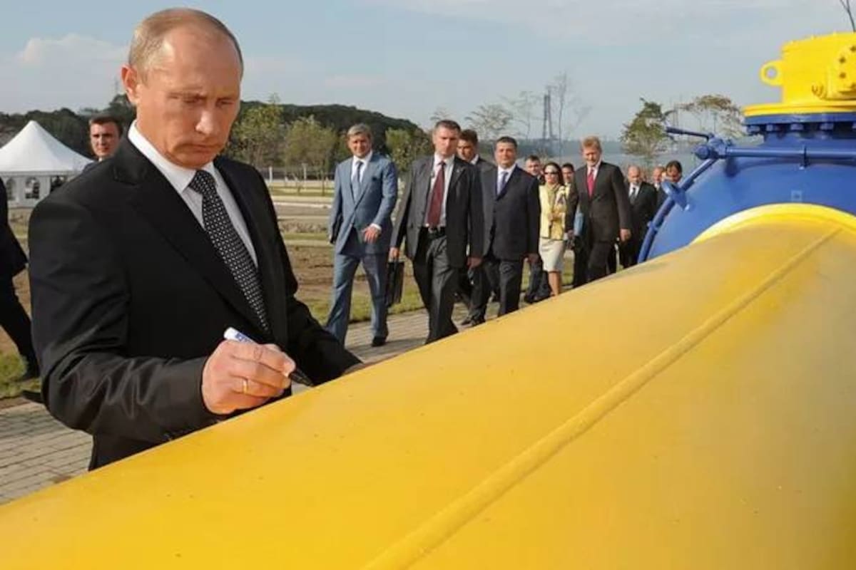 Gran parte del gas que compra Europa viene de Rusia