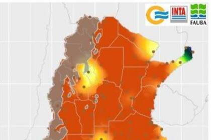 Gran parte del país, afectado por la falta de humedad en el suelo