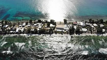 Gran parte del territorio de Tuvalu, incluyendo muchas viviendas e infraestructura clave, quedarán por debajo del nivel actual de la marea alta para 2050, según la NASA