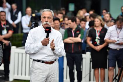 Chase Carey, el CEO de Liberty Media, proyecta un calendario de entre 15 y 18 carreras y asegura que las posibilidades de cancelar la temporada son remotas