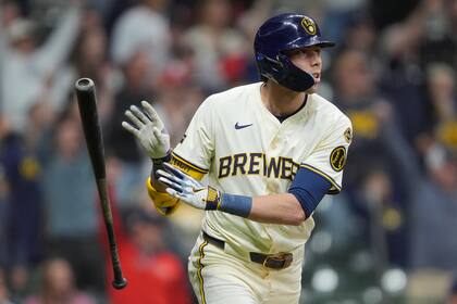 Grand slam de Yelich en la 10ma da victoria 5-1 a Cerveceros sobre Medias Rojas
