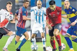 Grandes con diferentes situaciones: Braian Romero, Franco Di Santo, Lisandro López, Silvio Romero y Norberto Briasco
