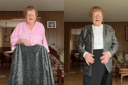 Grandma Droniak compartió un video en TikTok sobre el outfit para su funeral y sorprendió a todos