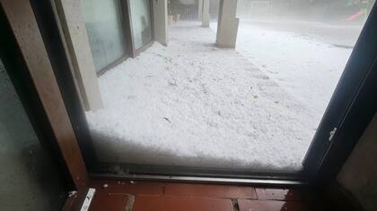 Granizo en Funes